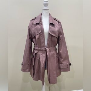 London Fog Trench Coat XL | Dusty Pink